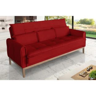 Sofá Cama Rivieira 1.50m - Vermelho